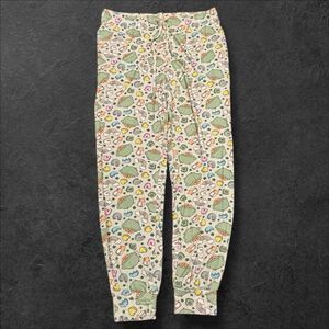 Caden Lane Lucky Charms Print Lounge Jogger Pajama Pants Green Bamboo Large